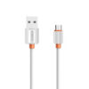 KABEL USB MICRO 2A SOMOSTEL BIAŁY 2000mAh QUICK CHARGER 1M POWERLINE SMS-BP03 5902012967683