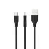 KABEL USB MICRO SOMOSTEL 30W CZARNY QUICK CHARGE SMS-A89 1m 5904238721674
