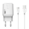 ŁADOWARKA SIECIOWA 3A 18W + KABEL USB - TYP-C BIAŁA SOMOSTEL 3000mA USB QC3.0 SMS-Q02