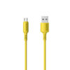 SOMOSTEL KABEL USB MICRO 3A ŻÓŁTY 3100mAh QUICK CHARGER 1.2M POWERLINE SMS-BP06 MACARON 5902012968932