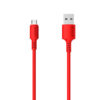 SOMOSTEL KABEL USB MICRO 3A CZERWONY  1.2M POWERLINE SMS-BP06 MACARON 5902012968918