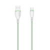 KABEL USB TYP-C 2.1A SOMOSTEL ZIELONY 2100mAh QUICK CHARGER 1.2M POWERLINE USB-C SMS-BP04 MACARON 5902012968963