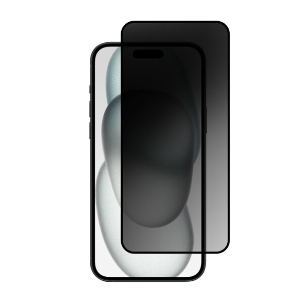 TELTECH PREMIUM SZKŁO HARTOWANE PRIVACY ZACIEMNIAJĄCE IPHONE 15 PRO 5904238716120