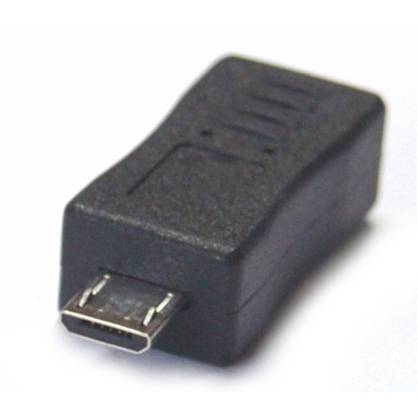 ADAPTER MINI USB NA MICRO USB PRZEJŚCIÓWKA ŁADOWANIE I TRANSMISJA 5902012964477
