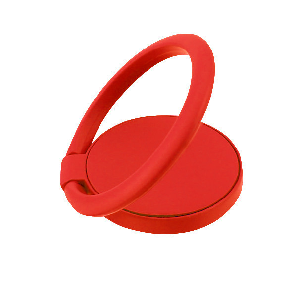 UCHWYT TELEFONU STOJAK FLAT UNIWERSALNY CZERWONY RING HOLDER RED