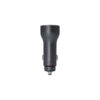 ŁADOWARKA SAMOCHODOWA 5A SZARY MIERNIK + KABEL TYP-C SOMOSTEL 30W 2XUSB DUAL SMS-A89 QUICK CHARGE QC 3.0 ALUMINIUM