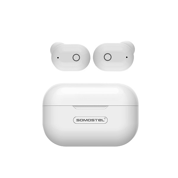 SŁUCHAWKI BLUETOOTH SOMOSTEL EARBUDS BIAŁY J58 TWS