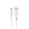 KABEL USB MICRO DENMEN BIAŁY 2.4A 1M D01V 6973224870039