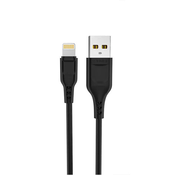 KABEL USB IPHONE DENMEN CZARNY 2.4A 1M D01L 6973224870022