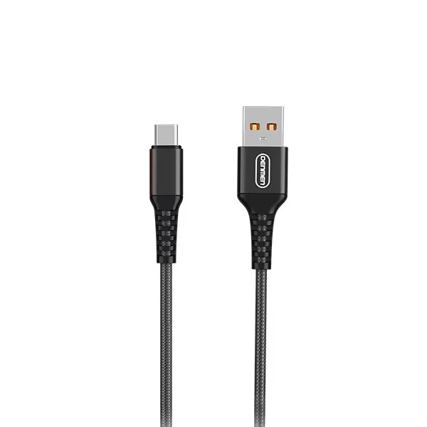 DENMEN KABEL USB WZMACNIANY OPLOT MICR CZARNY1M D02V 6973224870114