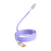 KABEL USB TYP-C DENMEN FIOLETOWY D11T MAGNETYCZNY 6973224871876