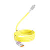KABEL USB TYP-C DENMEN ŻÓŁTY D11T MAGNETYCZNY 6973224871906