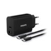 ŁADOWARKA PHILIPS  30W USB-A + USB-C PD QC + KABEL 1M TYP- C NA TYP- C PD Phil-DLP2621C/12 4895229103733