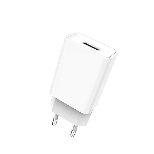 ŁADOWARKA SIECIOWA 2.4A DENMEN BIAŁA 2400mA DC01 12W SINGLE 6973224870251