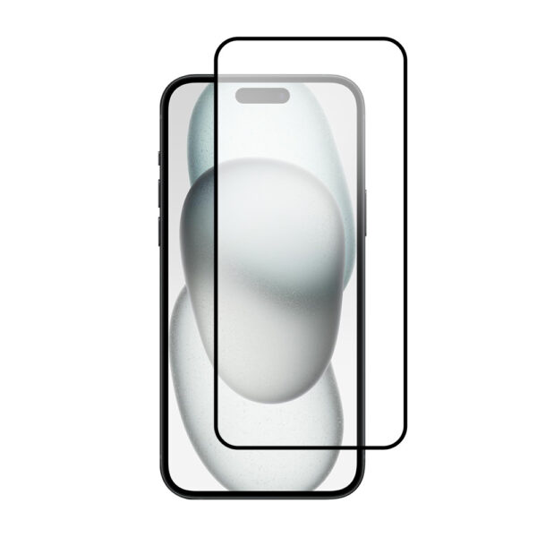 TELTECH PREMIUM SZKŁO 6D IPHONE 14/13 PRO SZKŁO PROFILOWANE HARTOWANE FULL COVER CZARNA RAMKA 5904238716014