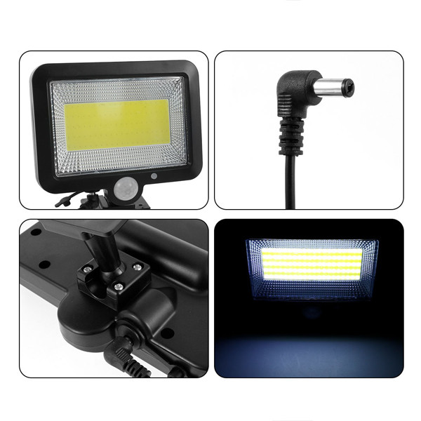LAMPA SOLARNA Z CZUJNIKIEM RUCHU ZMIERZCHU 100 LED 7851400030240