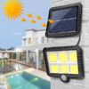 LAMPA SOLARNA Z CZUJNIKIEM RUCHU ZMIERZCHU 120 LED 7851400031643