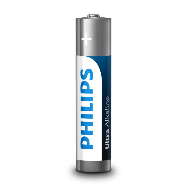 BATERIA PHILIPS AAA LR03 BLISTER 4SZT BATERIE ULTRA ALKALINE Phil-LR03E4B/10 8712581550363