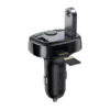 TRANSMITER FM BLUETOOTH BASEUS + ŁADOWARKA 2,1A ZESTAW GŁOŚNOMÓWIĄCY 2XUSB MICROSD CCTM-01 6932172626976