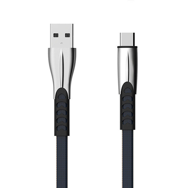 ECOBOX KABEL USB TYP-C 2.4A  NIEBIESKI QUICK CHARGER QC 3.0 1M BW02 5904238702284