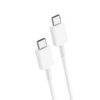 KABEL USB TYP-C DO TYP-C PD USB-C 3,6A DENMEN BIAŁY 1M D20C 100W 6973224872361