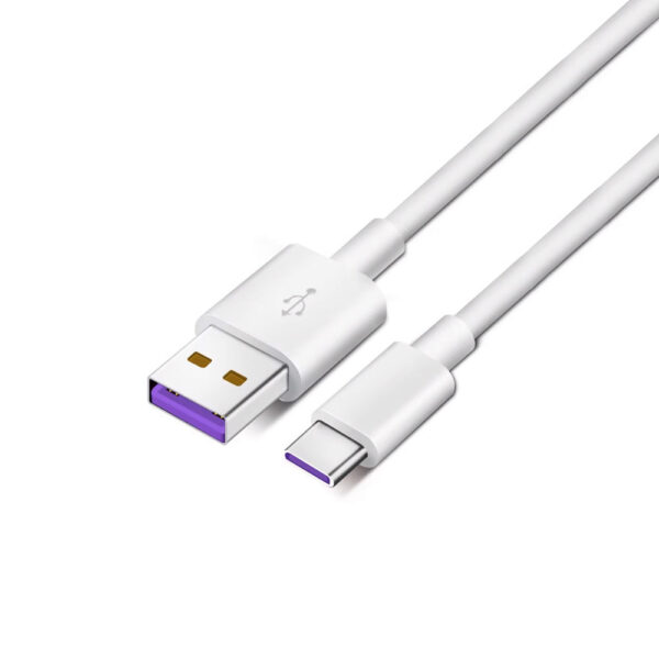 ECONOMY KABEL USB DO TYP-C 5A 100W 2M BIAŁY USB3.0 5904238720011