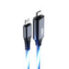 KABEL USB PD IPHONE DO TYP-C 3.1A SOMOSTEL LED NIEBIESKI 20W QUICK CHARGER QC 1M SMS-BY02 5904238704165