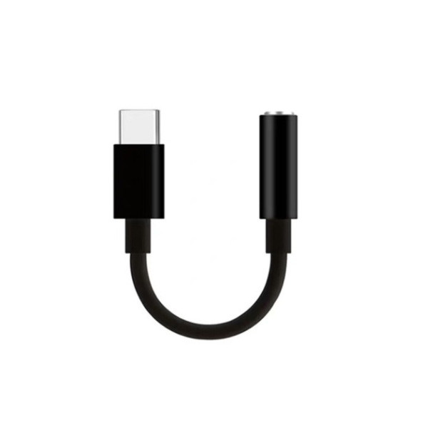 ADAPTER HF USB TYP-C NA JACK 3,5 ADAPTER SŁUCHAWEK TYP C PRZEJŚCIÓWKA CZARNY NEW CHIP (S24) DIGITAL AUDIO 5904238703502