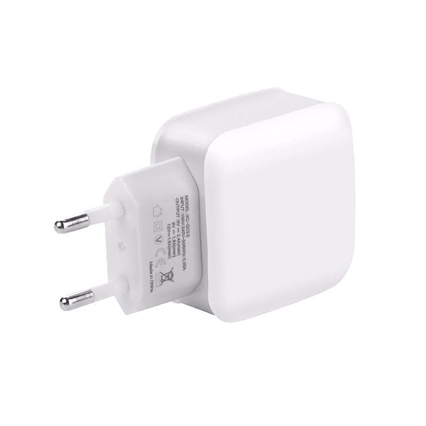 ŁADOWARKA SIECIOWA 3A BIAŁA VEGA FASTON QUICK 3.0 FAST CHARGER 3000mA 15W