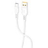 DENMEN KABEL USB TYP-C  BIAŁY 2.4A 1M DC05 5904238715345