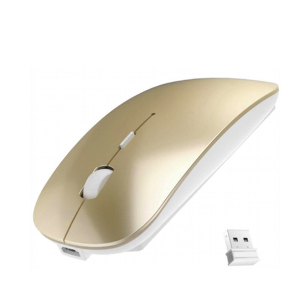 MYSZ OPTYCZNA BEZPRZEWODOWA TRUSTY 4D SLIMFIT ZŁOTY HQ 5904238703656
