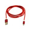 ECONOMY KABEL USB MICRO NYLON CZERWONY 1,5m RED 5902012962077