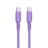 KABEL TYP-C DO TYP-C PD SOMOSTEL FIOLETOWY QUICK CHARGER USB-C 1.2M 60W POWERLINE SMS-BP10 IPHONE 15 IPHONE15 5904238704264