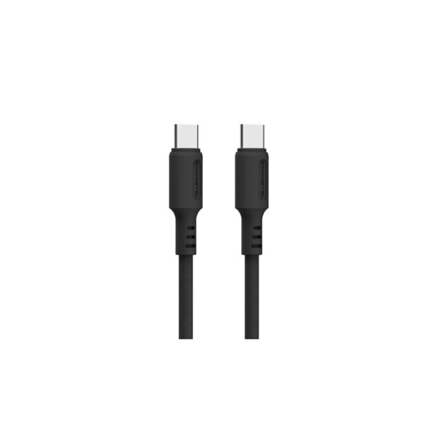 KABEL TYP-C DO TYP-C PD SOMOSTEL CZARNY QUICK CHARGER USB-C 1.2M 60W POWERLINE SMS-BP10 IPHONE 15 IPHONE15 5904238704240