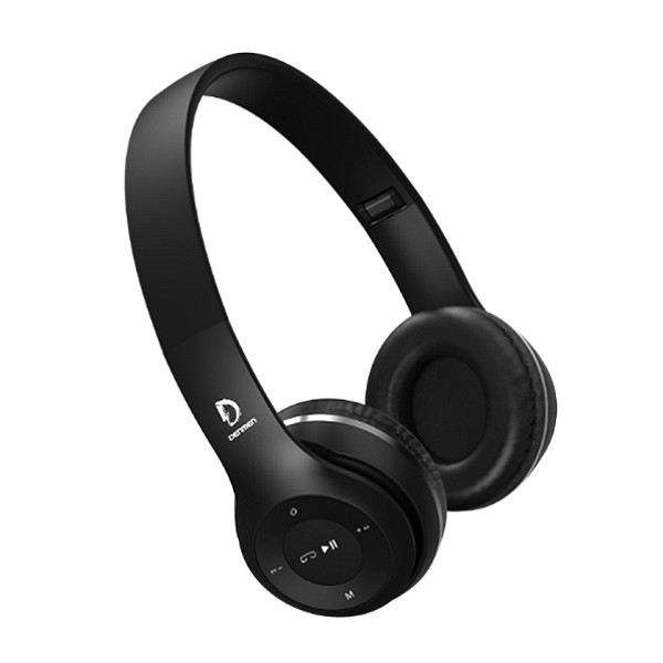 SŁUCHAWKI NAUSZNE BLUETOOTH DENMEN STEREO CZARNE DL15 6973224873184
