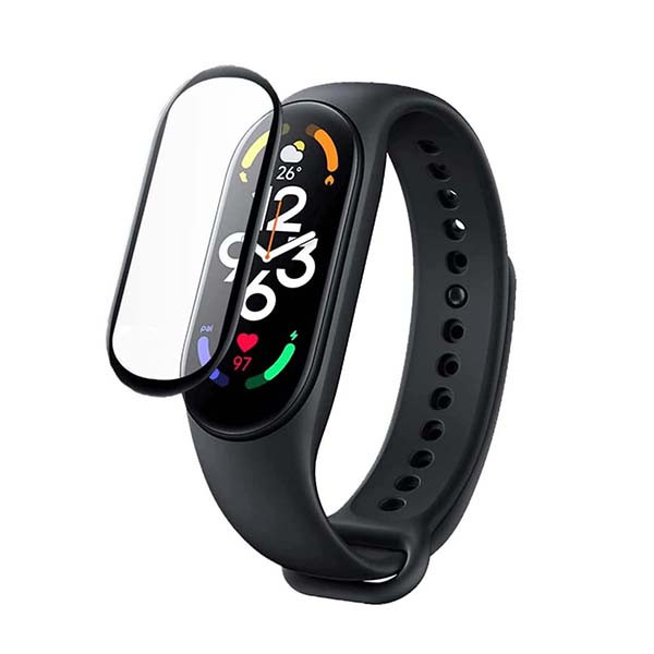 SZKŁO HARTOWANE XIAOMI MI BAND  5 6  - SZKŁO OCHRONNE PROFILOWANE 5904238706664