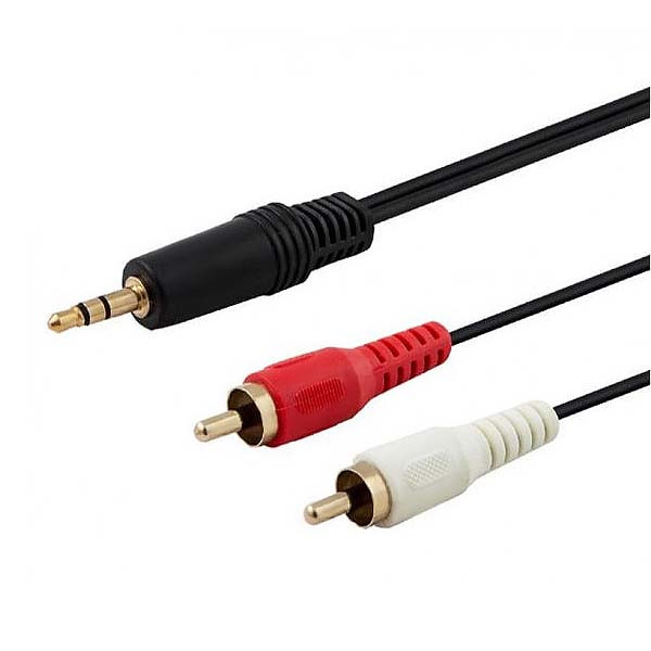 ECONOMY KABEL STEREO 1,5M CHINCH RCA DO JACK 3,5 CALA 5904238706213