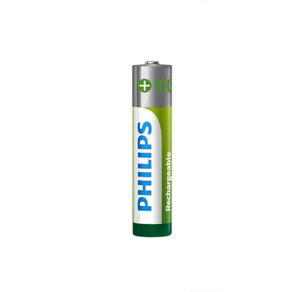 BATERIA PHILIPS AAA LR03 BLISTER 4SZT AKUMULATOR 1000mAh  REDY TO USE Phil-R03B4RTU10/10 8712581646769