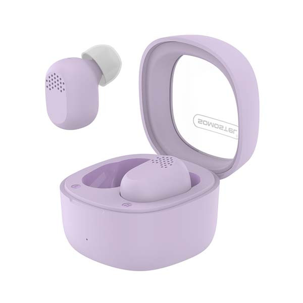 SŁUCHAWKI BLUETOOTH SOMOSTEL I660 EARBUDS FIOLETOWY TWS