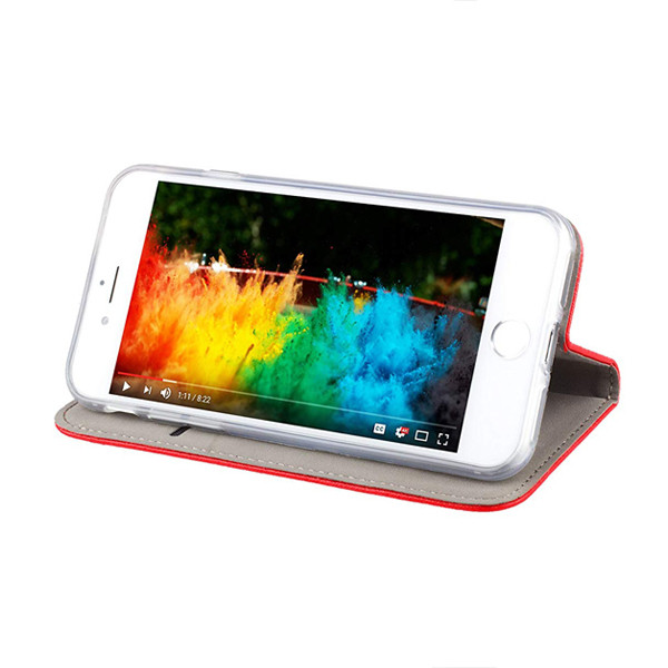 ZESTAW KABURA MAGNETO SAMSUNG  A15 4G / A15 5G CZERWONY + SZKŁO HARTOWANE OCRONNE 5904238715536