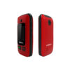 TELEFON GSM MOBIOLA  KLAPKĄ CZERWONY TLEFON DLA SENIORA MB610 2G 8594203270053