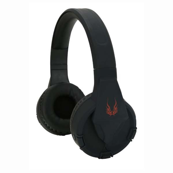 SŁUCHAWKI NAUSZNE BLUETOOTH SOMOSTEL GAMING STEREO RADIO FM CZARNE, CZERWONE SMS-CK08 RED