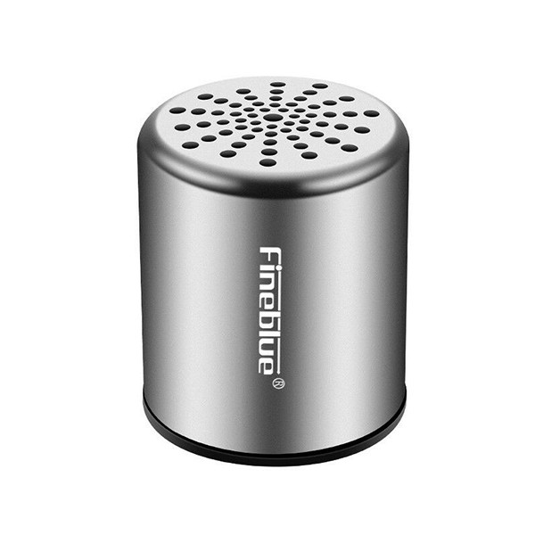 GŁOŚNIK BLUETOOTH SPEAKER FINEBLUE MK-10 SREBRNY ALUMINIOWA OBUDOWA 5902012966303