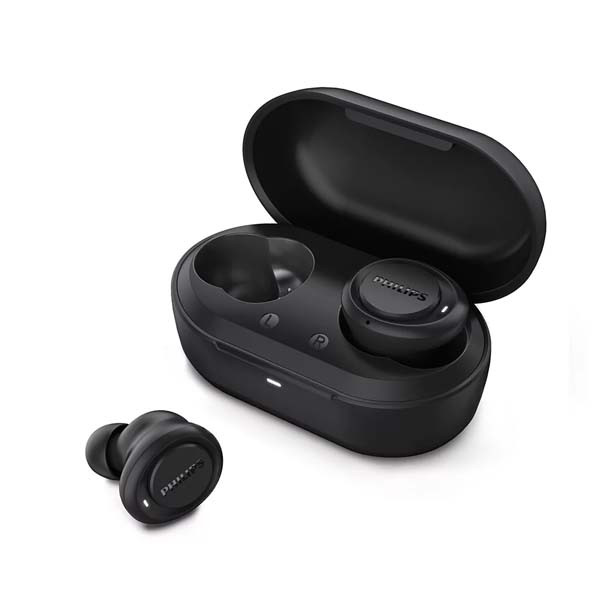 SŁUCHAWKI PHILIPS DOUSZNE TWS BEZPRZEWODOWE BLUETOOTH TRUE WIRELESS TAT1215BK 4895229122949