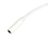 ECONOMY ADAPTER SŁUCHAWEK HF TYP-C NA JACK 3,5 PRZEJŚCIÓWKA BIAŁY 5902012966235