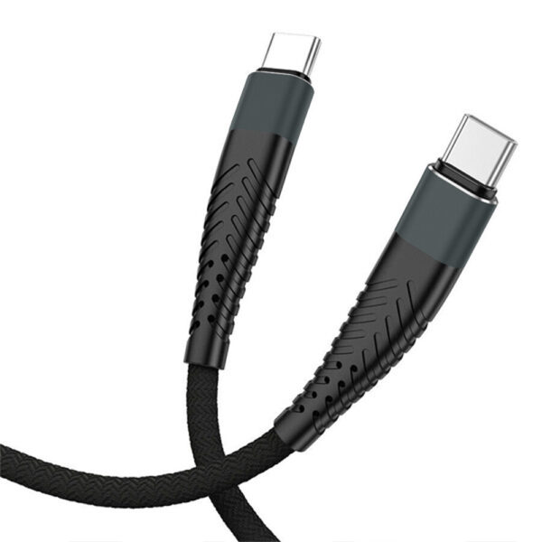 REDX KABEL USB PD TYP-C DO TYP-C CZARNY 2M OPLOT WZMACNIANY 5904238715376