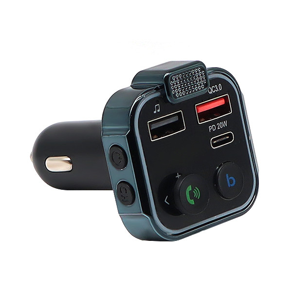ECOBOX TRANSMITER FM  12/24 V BLUETOOTH 2 X USB + PD 20W
