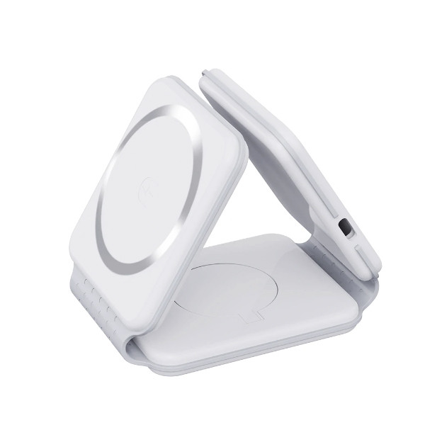 ECOBOX ŁADOWARKA MAGSAFE BEZPRZEWODOWA BIAŁA 3w1 F-182 15W