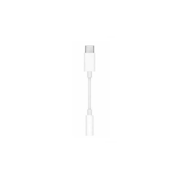APPLE ADAPTER TYP-C DO MINI JACK   PRZEJŚCIÓWKA BIAŁY IPHONE BOX 019549332893