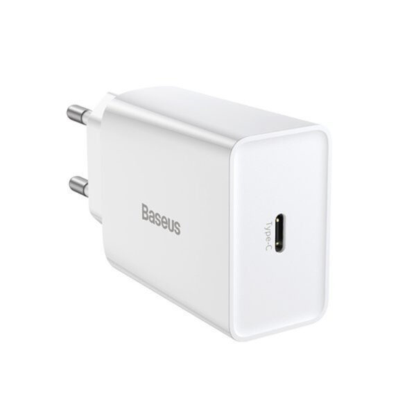 BASEUS SPEED MINI ŁADOWARKA SIECIOWA USB-C 20W POWER DELIVERY QC 3.0 6953156201705